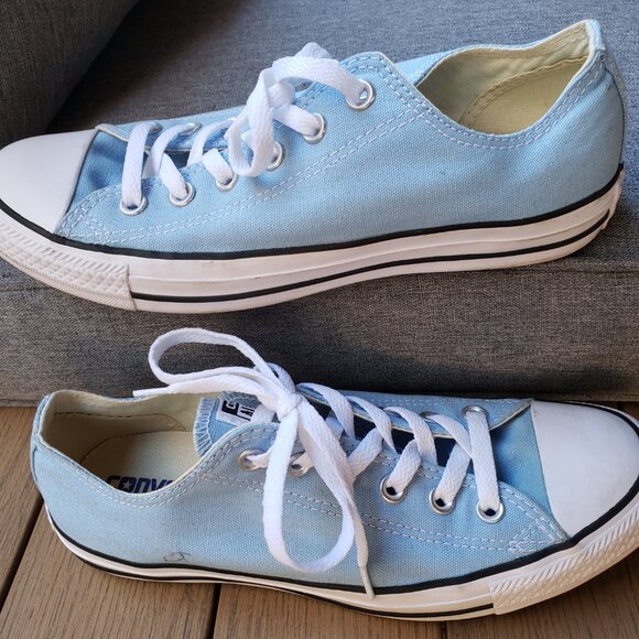EUC CTAS Converse old school low ox 149524F Tiff Beach Blue (9W - 7M) KICKS - Picture 7 of 7